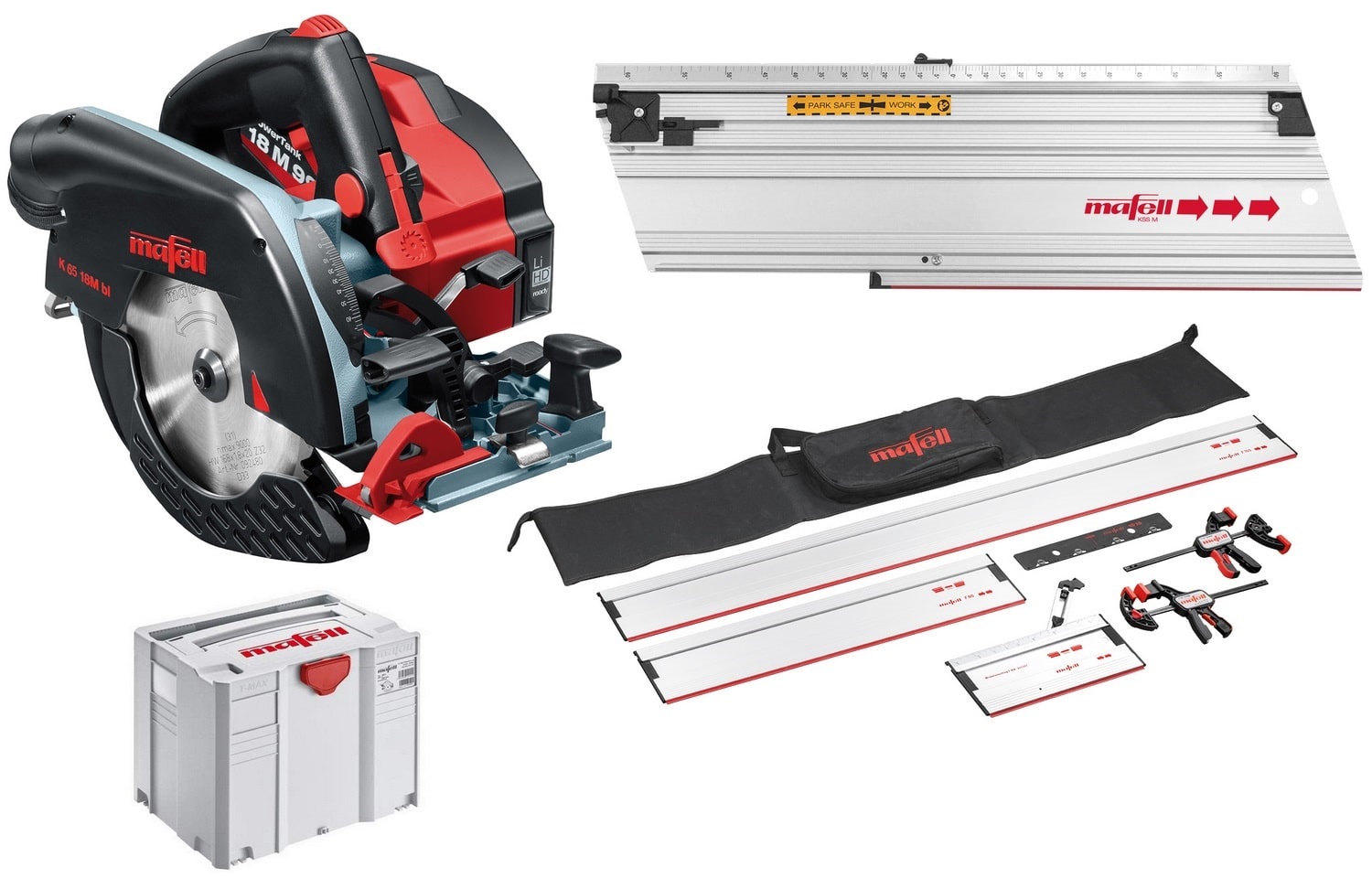 Mafell Handkreissäge K 65 18M bl Aktionsset 1P0415