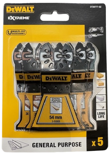 Dewalt 5-tlg. Multi Tool BiM Sägeblatt-Set DT20777-QZ