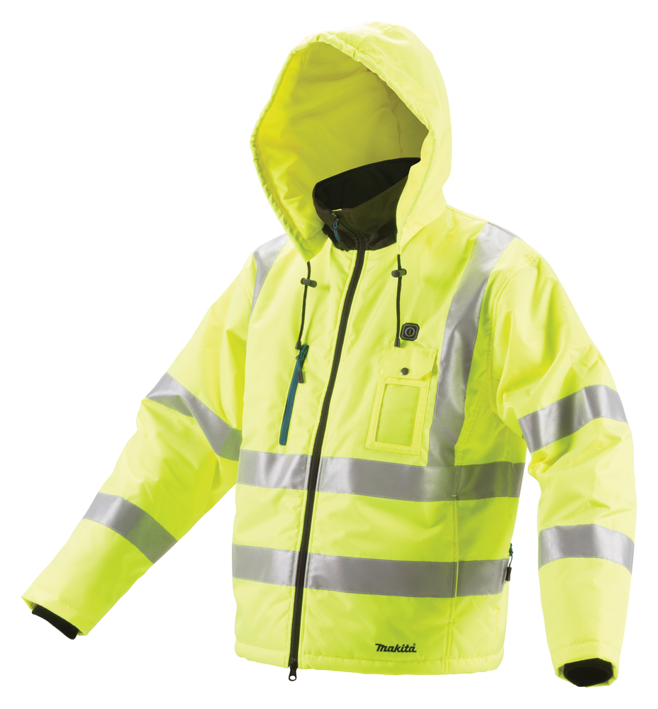 Akku-Thermojacke Gr. 3XL 12V max. - 18V (ohne Lade Heizelemente 5 , Heizstufen 3 , Heizdauer Low bis