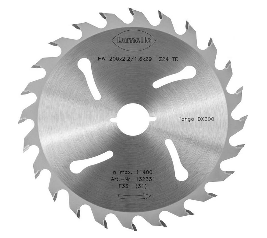 Lamello Sägeblatt Z24 d=200mm für DX200