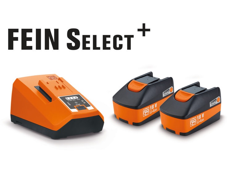 Fein Akku-Starter-Set 2x Li-Ionen-Akku 18V/6Ah + Schnellladegerät ALG 80BC