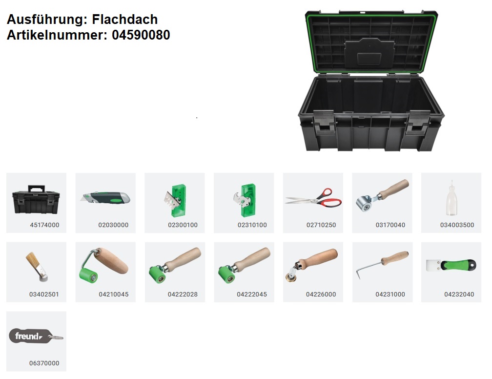 Freund Job-Starterset Flachdach