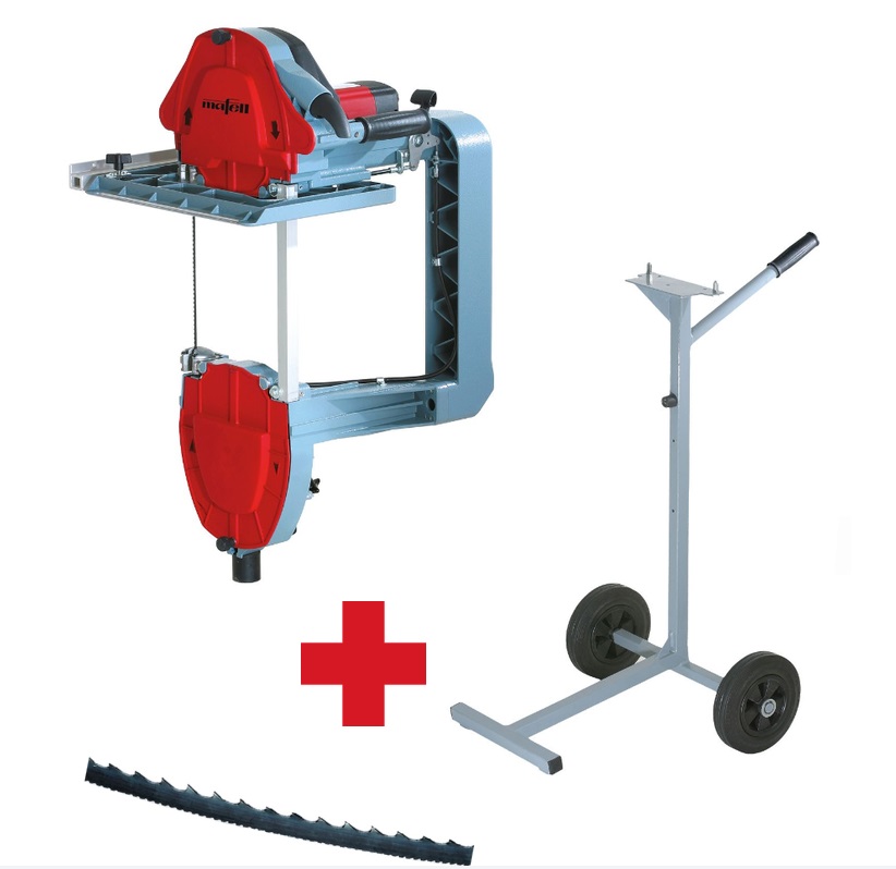 Mafell Handbandsäge Z 5 Ec Set inkl Transportwagen + 10x Sägeband 8mm breit, 4 Zähne per Zoll