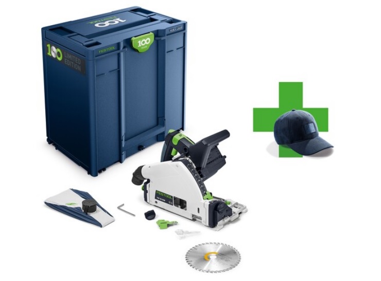 Festool Akku-Tauchsäge TSC55 KEB-Limited Edition inkl. 100 Jahre Cap GC-FT4 100Y