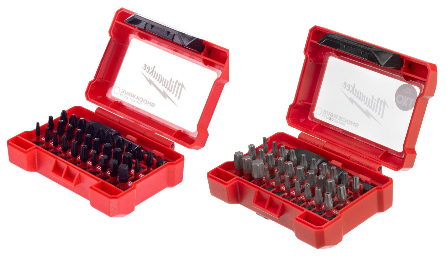 Milwaukee SHOCKWAVE Compact-Sets 4932464240 + 4932471586