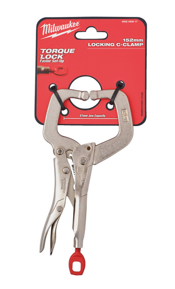 Milwaukee Schweißer-Gripzange TORQUE LOCK™ 152 mm lang, Spannweite 57 mm