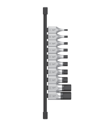 Milwaukee Innensechskant Bit-Steckschlüsseleinsatz 1/2" Set 10-teilig