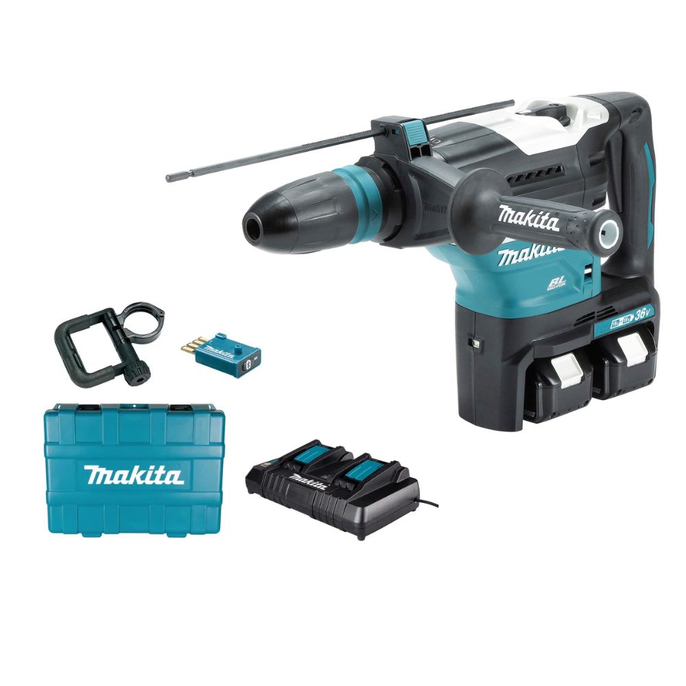 Makita Akku-Kombihammer SDS-MAX 2x18V DHR400PG2U