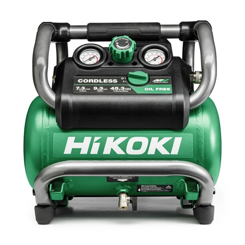 Hikoki Akku Kompressor EC36DAW4Z 36 V Brushless Kompressor mit 7,6 l Kesselgröße