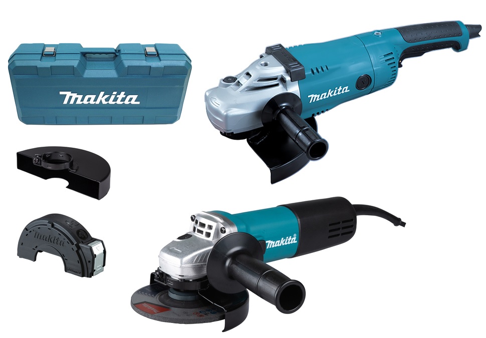 Makita DK0054 Winkelschleifer Set GA9020R + 9558HNR im Koffer