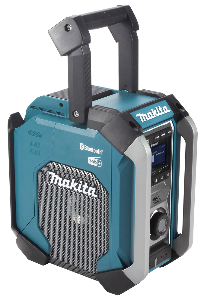 Makita Akku-Baustellenradio MR007GZ für Akku DAB+, FM, AUX, mit USB Ladefunktion, Bluetooth