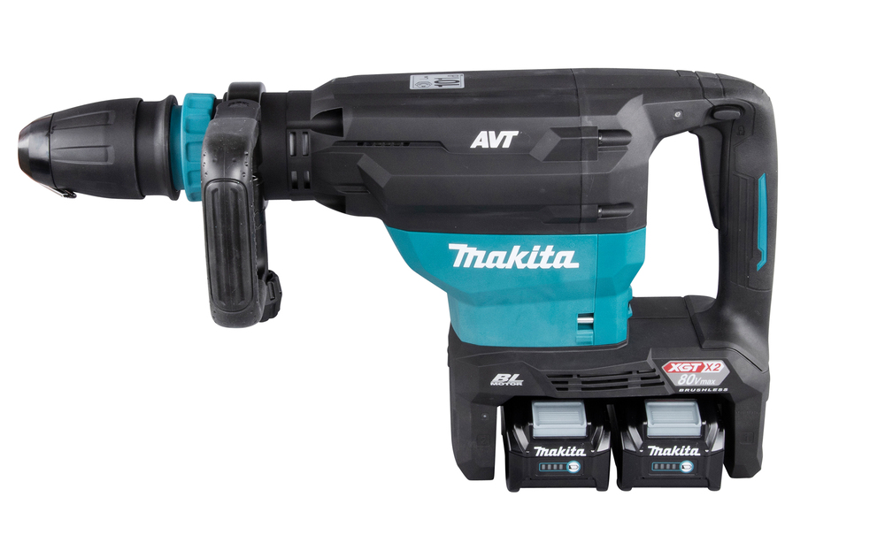 Makita Akku-Stemmhammer 2x40V max. (ohne Ladegerät Schlagzahl 950-1.900 min?¹, Einschlagenergie in J