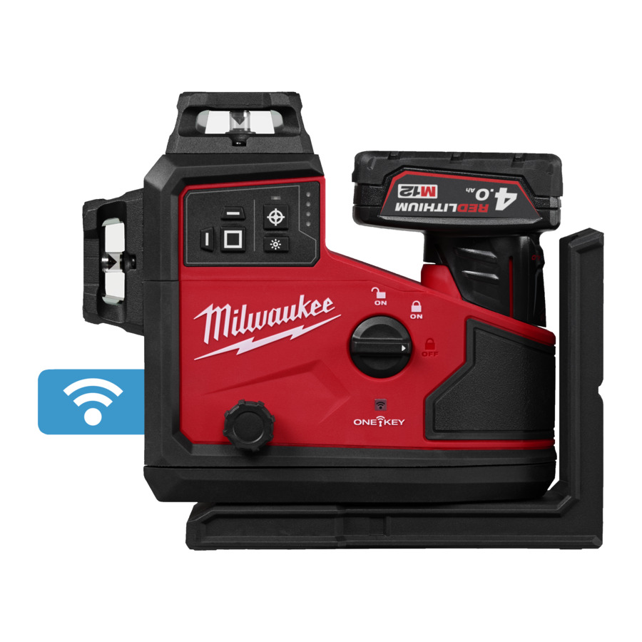 Milwaukee M12A3PLO-401C M12™ 3 x 360° Akku-Laser 