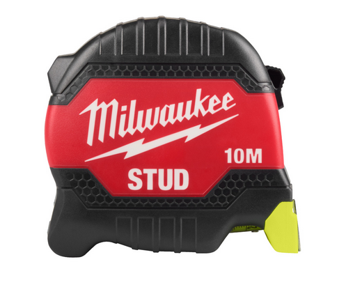 Milwaukee STUD Bandmaß 10 m magnetisch, 33 mm breites Band