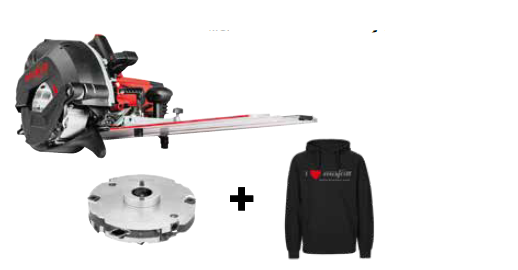 Mafell Fan-Set Nutfräse NFU 50 Nutfräse, Verstellnuter, Hoodie Gutschein