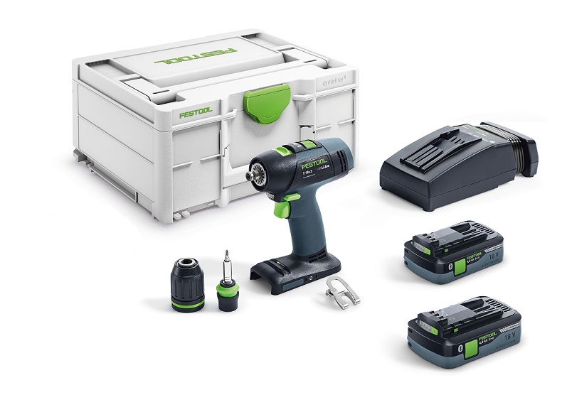 Festool Akku-Bohrschrauber T 18+3 HPC 4,0 I-Plus