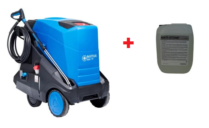 Frühjahrs-Aktion Nilfisk Heißwasser Hochdruckreiniger MH 7P-180/1260 FAX + Antistone 10L