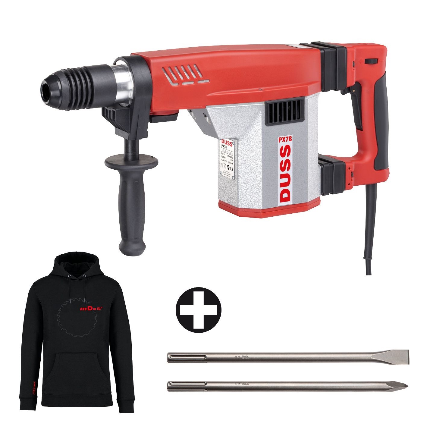 Duss Kombihammer PX78SET SDS-max, inkl SMX4, FMX4, m·D=s² Set