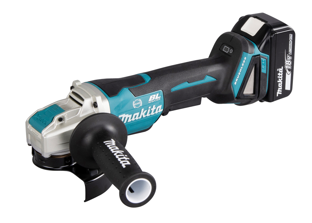 Makita Akku-Winkelschleifer 18V mit Paddelschalter Schnittleistung 32 mm, Drehzahl 8500 min?¹, Scheib