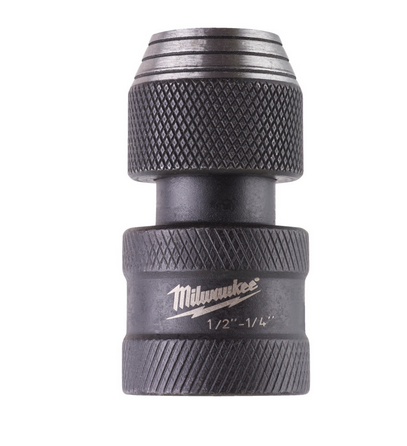 Milwaukee Bitadapter SHOCKWAVE 50 mm 1/2" Vierkant auf 1/4" Sechskant