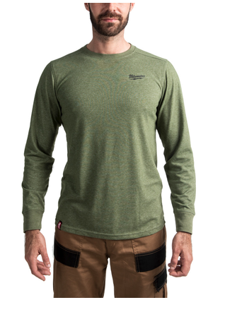 Milwaukee Hybrid-Langarm-Shirt grün HTLSGN-L
