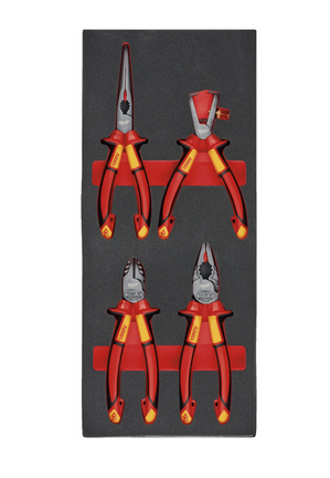 Milwaukee VDE Zangen Einlage 4-teilige Einlage für Werkstattwagen 78 cm