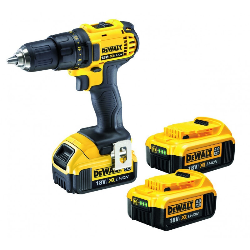 DeWalt Akku Bohrschrauber DCD790M3 18,0 V 4,0 Ah inkl 3 Akkus im Koffer