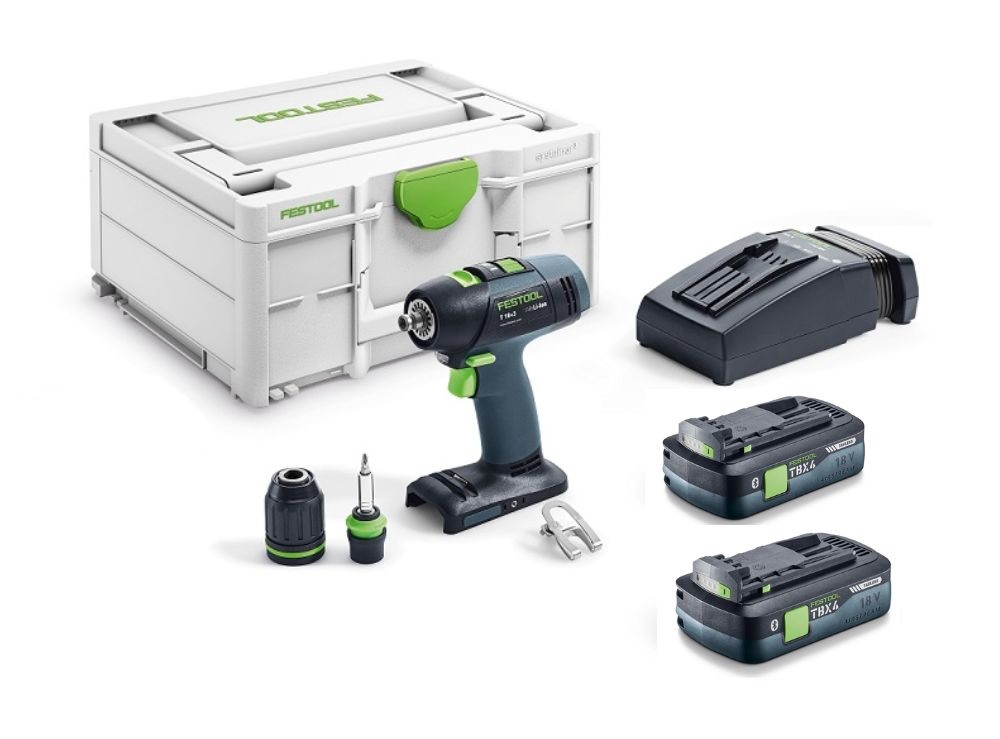 Festool Akku-Bohrschrauber T 18+3 HPC 4,0 I-Plus