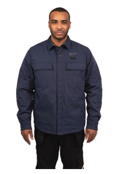Milwaukee M12 HSJBLU-0 (S) 12 V Akku-Heiz-Hemdjacke Herren blau, ohne Akku u.