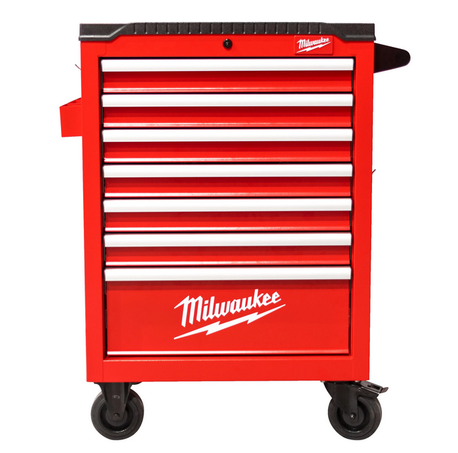 Milwaukee TOOLGUARD Werkstattwagen 69 cm / 27" mit 7 Schubladen