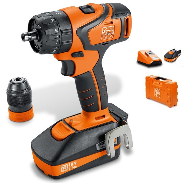 Fein ASB 18 QC 18V 3 AH 2 Akkus + LG im Koffer