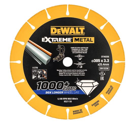 Dewalt Diamanttrennscheibe 305x3.3mm DT40256-QZ