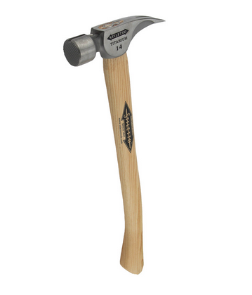 Milwaukee Titanhammer m. Hickorystiel Stiletto Ti14MC-H18, 457 mm lang, gerippt
