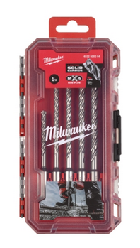 Milwaukee Hammerbohrer MX4 SDS-Plus Set 5-teilig 5,5 x 115 mm, 5,5/6/7/8 x 165 mm Set in PACKOUT ko