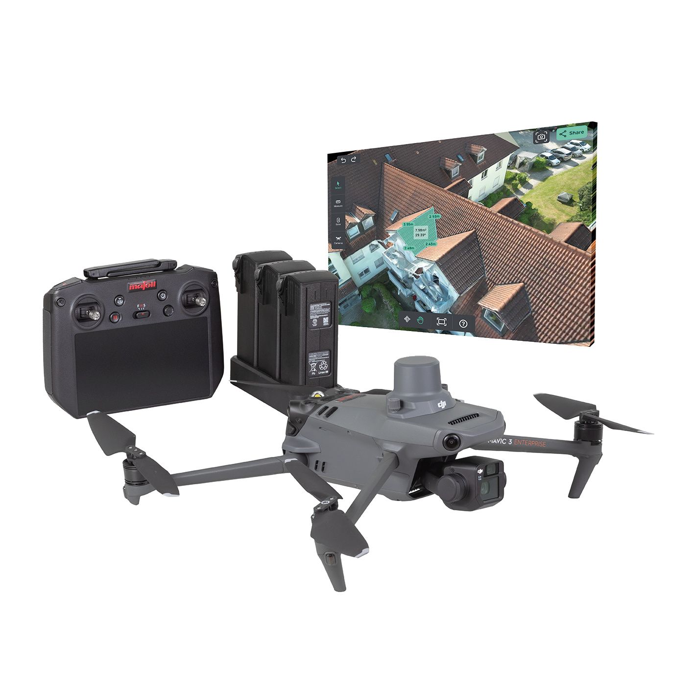 Mafell Dachvermessung VERSUM FLY KIT 3 Starterpaket