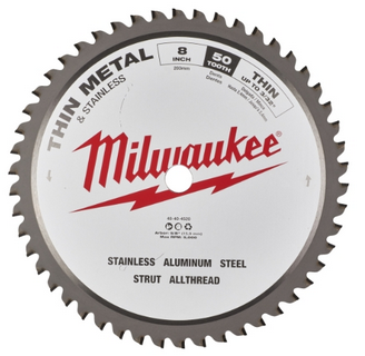 Milwaukee Kreissägeblatt für Metall-Handkreissägen 203/15,87 mm Z50