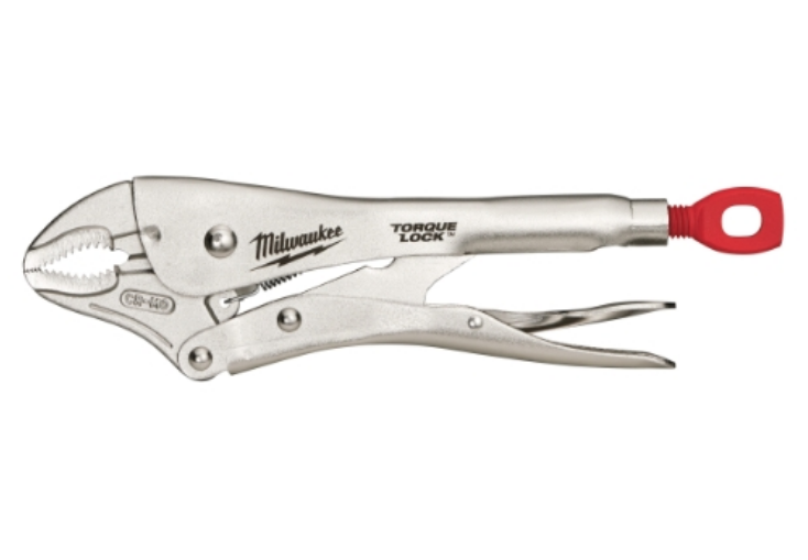 Milwaukee Gripzange TORQUE LOCK mit gebogenen Backen 250 mm lang, Spannweite 51 mm