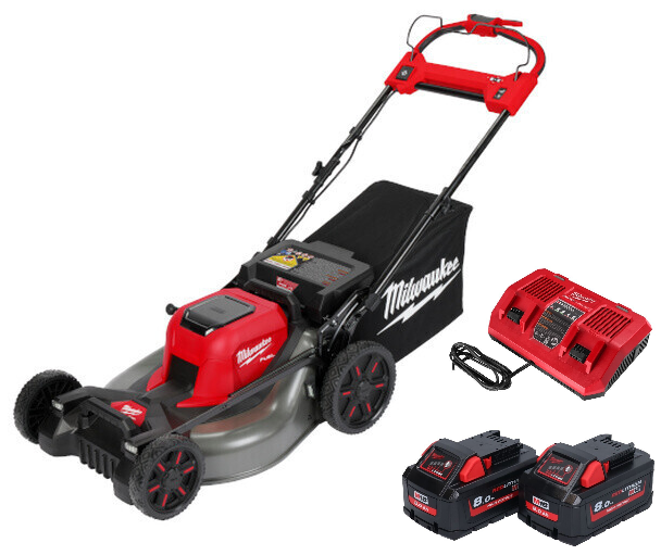 Milwaukee FUEL™ Akku-Rasenmäher M18 F2LM53-802 inkl. Forge 8,0 Ah & Zweifachschnellladegerät