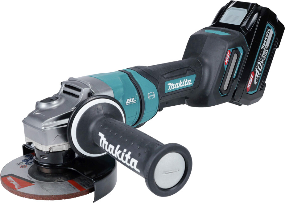 Makita Akku-Winkelschleifer 40V max. GA050GM201 4,0 Ah, 2 Akkus + Ladegerät